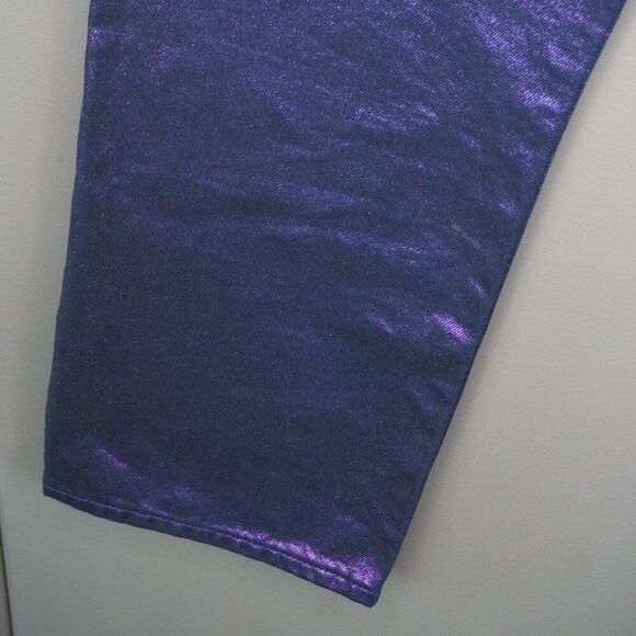 Levi's Premium Candy Coated Ribcage Straight Ankle Jeans in Purple size 28 - Picture 11 of 16